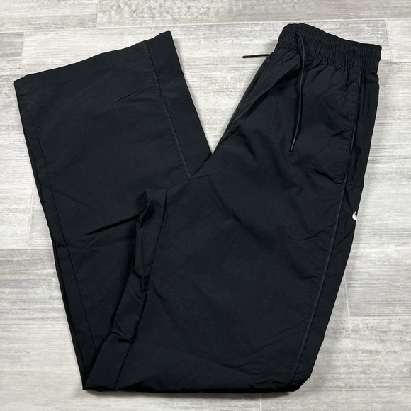 Nike Windrunner High-Waisted Woven Wide Leg Black Pants Women's XS FV7655-010 - Picture 1 of 10
